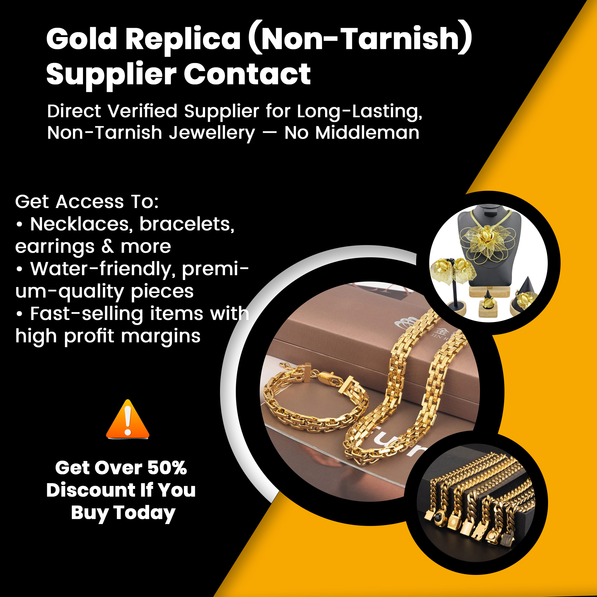 Supplier For Gold Replica - Non-Tarnish Quality