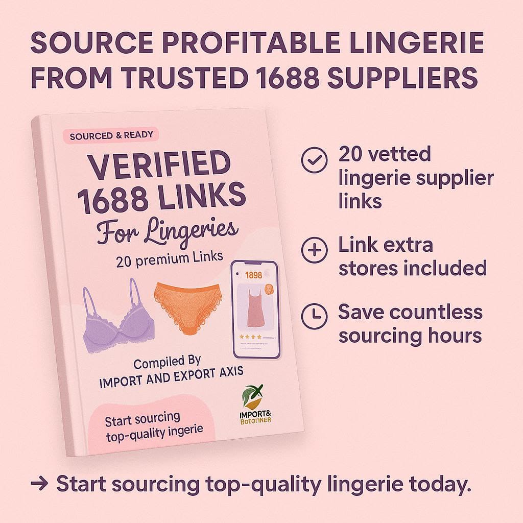 Verified 1688 Links for Lingeries Verified 1688 Links for Lingeries