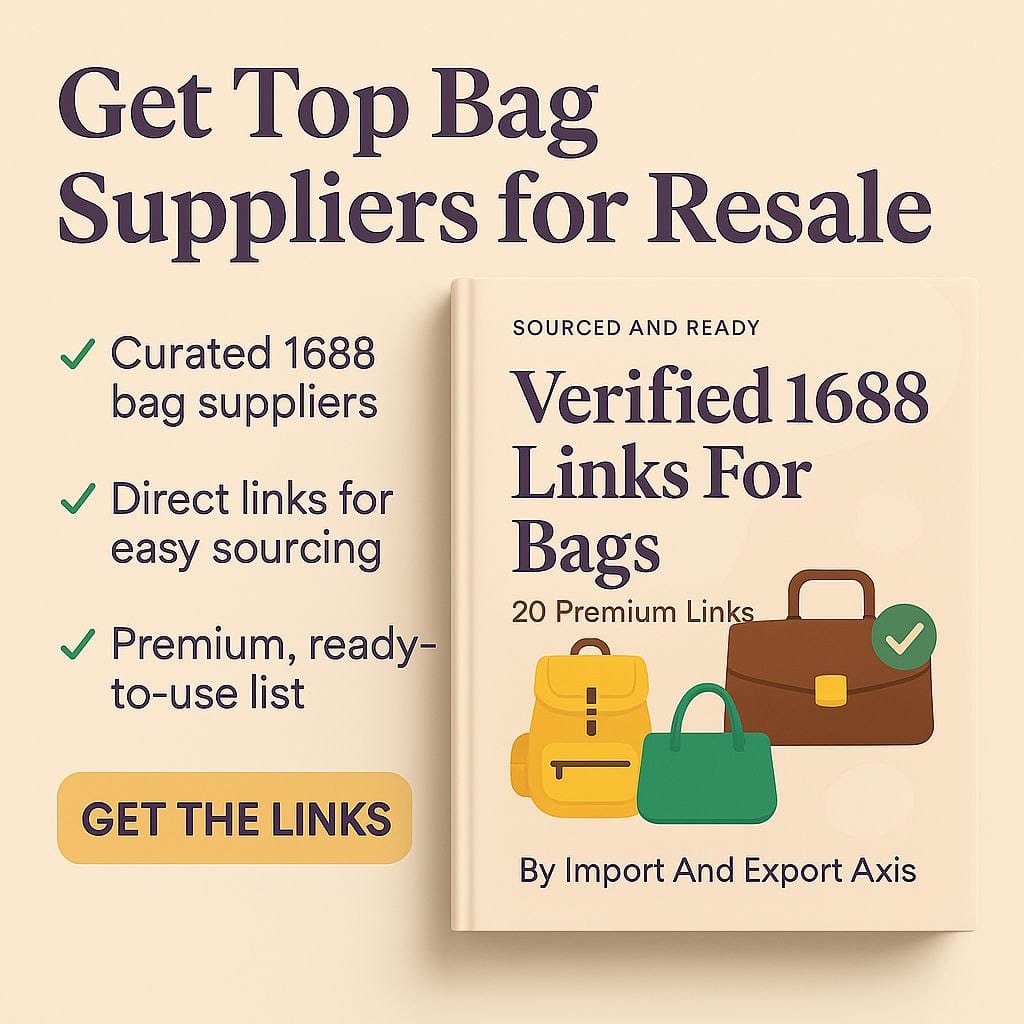 Verified 1688 Links for Bags